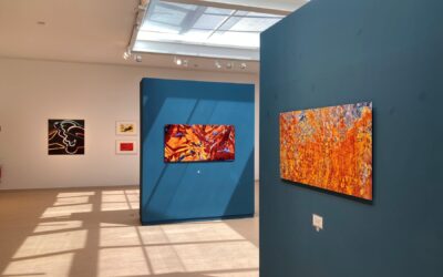 Vorhang auf für Hajo Blank im Werderaner Kunst-Geschoss