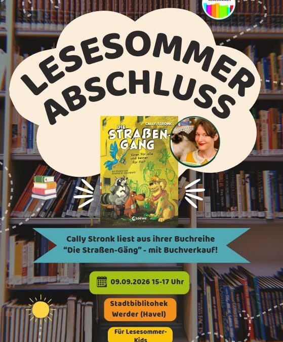 Lesesommer endet mit Abschlussfest und Autorenlesung